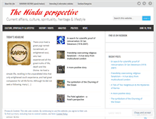 Tablet Screenshot of hinduperspective.com